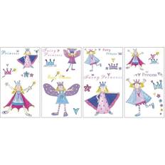 Feer Vægdekorationer Børneværelse RoomMates Fairy Princess Wall Decals