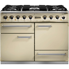 Falcon F1092DXDFCR/M 1092 Deluxe 110cm Dual Fuel Beige, White