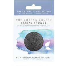 Adoucissant Éponges de Konjac The Konjac Sponge Co. Premium Facial Puff Sponge with Bamboo Charcoal Half Ball Shape