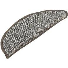 Multicoloured Stair Carpets vidaXL 149916 15-Pack Grey cm