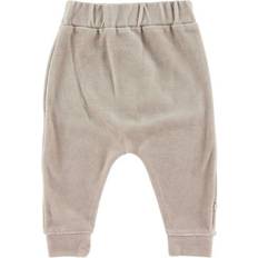 Bebisar - Velourbyxor Barnkläder Smallstuff Velour Pants - Nature (AW20-045-30)