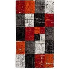Orange Mattor Arkiio London Square Orange, Röd 80x250cm