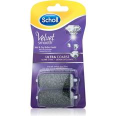 Scholl Recambios de Lima para Pies Scholl Velvet Smooth Cabezales De Recambio Para Lima Eléctrica Para Pies Con Superficie Ultra Abrasiva 2 UD