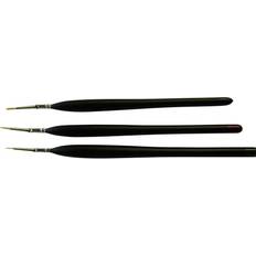 À base d'eau Accessoires de peinture ZAHN Pinsel Model making brush Synthetics 3-piece