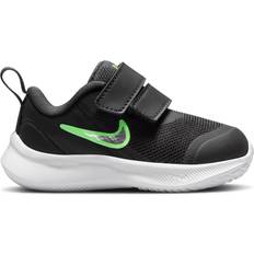 Nike Star Runner 3 TDV - Black/Chrome/Dark Smoke Grey/Green Strike