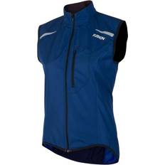 Blå - Dame - Løb Jakker Fusion S1 Run Vest Women - Night Blue