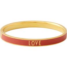 Design Letters Armbånd Design Letters Word Candy Bangle - Gold/Pink