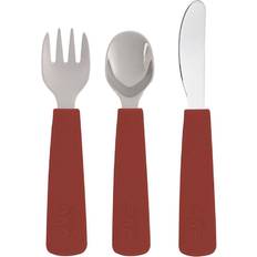 Røde Barnebestikk We Might Be Tiny Toddler Feedie Cutlery Set