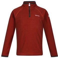 Regatta Kid's Loco Half Zip Fleece - Cajun Orange/Black Rhino