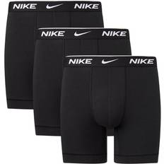 Nike Black Men's Underwear Nike Everyday Cotton Strech Trunk Boxer Shorts 3-pack - Black