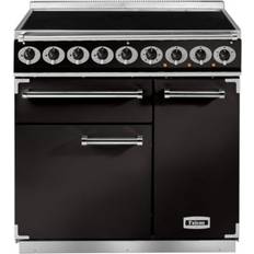 90cm - Katalys Induktionsspisar Falcon F900DXEIBL Krom, Svart
