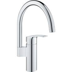 Economico Rubinetti da Cucina Grohe Eurosmart single lever kitchen sink C-spout Cromo