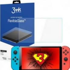 Nintendo switch oled skärmskydd 3mk Nintendo Switch OLED Flexible Glass Tempered Glass