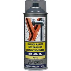 Lackfärger Målarfärg Motip RAL 7012 Lackfärg Basalt Grey 0.4L