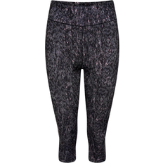 Dare 2b The Laura Whitmore Edit Influential 3/4 Length Leggings Women - Powder Pink Wave Print