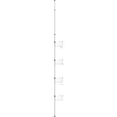 Eisl Estante De Ducha De Esquina Telescópico Cromado