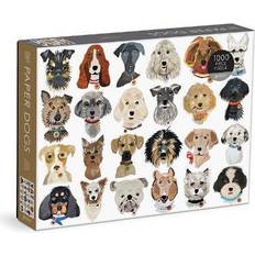 Galison Puslespil Galison Paper Dogs 1000 Pc Puzzle 9780735371941 Lyt GRATIS i 14 dage m. Tales Premium