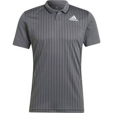 Adidas Melbourne Tennis Freelift Polo Shirt Men - Grey Five/White