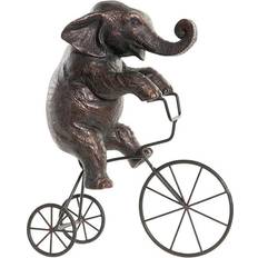 Dkd Home Decor Detalles Interiores Dkd Home Decor Figura Decorativa Metal Resina Elefante 30 x 12 x 37 cm Figurita