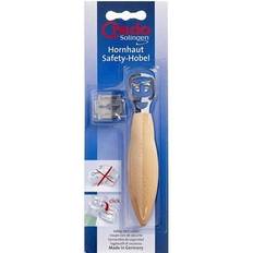 Lime per piedi Credo Tagliacalli Di Sicurezza Cromato Con 1 Clip Colore Albicocca