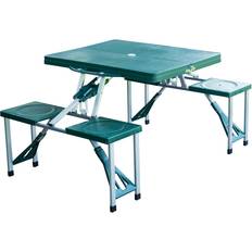 Verde Tavoli da campeggio Alfresco Folding Aluminium Picnic Table