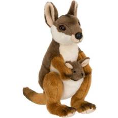 WWF Mjukisdjur WWF Kangaroo mom with baby 20cm