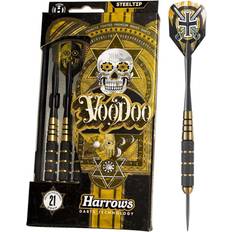 Fléchettes Harrows Voodoo Fléchettes En Laiton Pointe En Acier Jaune Noir 21G