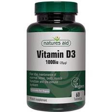 Vitamins & Supplements Natures Aid Vitamin D3 1000iu 60 pcs