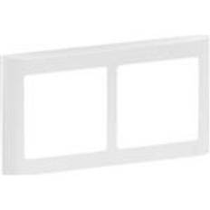 Lk monteringsramme Schneider Electric DIY Fuga Soft Ramme Vandret 2M Hvid