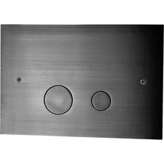 Tapwell Huuhtelupainike DUO112 Brushed Black Chrome