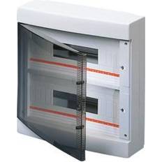 Gewiss Gruppetavle 2x18 Modul Hvid med Låge, IP40