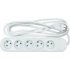 Nordic Quality Elartikler Nordic Quality Power 5-way socket w/dummyhole (D) Strømforsyning 80 Plus