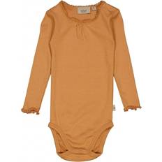 Wheat Rib Lace LS Body - Sandstone (9106f-007-3351)