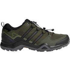 Adidas Fast Lacing System Hiking Shoes Adidas Terrex Swift R2 GTX W - Night Cargo/Core Black/Base Green