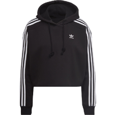 adidas Women's Originals Adicolor Classics Crop Hoodie - Black