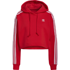 adidas Women's Originals Adicolor Classics Crop Hoodie - Vivid Red