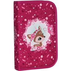 Beckmann forest deer Beckmann Single Section Pencil Case Forest Deer Red