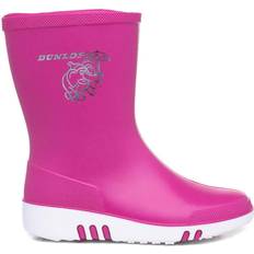 Dunlop Mini Elephant Wellington Boots - Pink