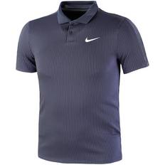 Tennis Polo Shirts Nike Court Dri-FIT ADV Slam Tennis Polo Shirt Men - Obsidian/Obsidian/White