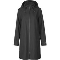 Elastan / Lycra / Spandex Regnjakker & Regnkåper Ilse Jacobsen Rain128 Raincoat - Black