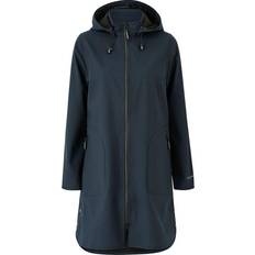 Elastane/Lycra/Spandex Rain Jackets & Rain Coats Ilse Jacobsen Rain128 Raincoat - Dark Indigo