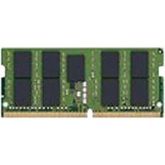 Kingston DDR4 module 32 GB SO-DIMM 260-pin 3200 MHz PC4-25600 unbufferedDDR4-module van 32 GB, SO-DIMM met 260 pinnen, een snelheid van 3200 MHz PC4-25600 en ongebufferd