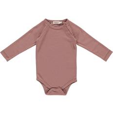 Polyester Bodys Barnkläder MarMar Copenhagen Base Body LS - Rose Blush