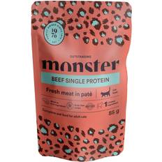 Monster Cat Pouches Adult Beef