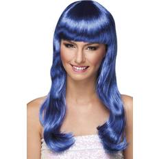 Sininen Pitkät Peruukit Boland Chique Wig Blue