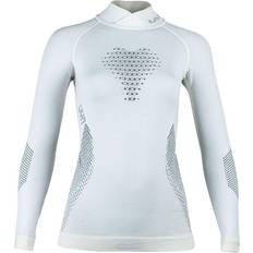 UYN Fusyon UW Long Sleeve Shirt Women - Snow White/Anthracite/Grey