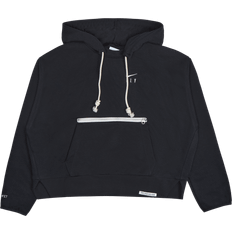 Nike Dri-FIT Swoosh Fly Standard Issue Pullover Basketball Hoodie Women - Black/Pale Ivory