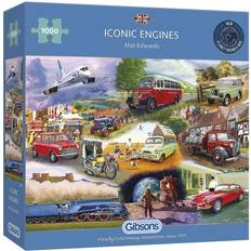 Gibsons Iconic Engines 1000 Pieces