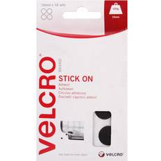 Velcro Brand Stick On Coins 16mm x 16 Sets, Black