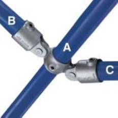 Kee Safety 1" Dobbelt drejemuffe KEE KLAMP